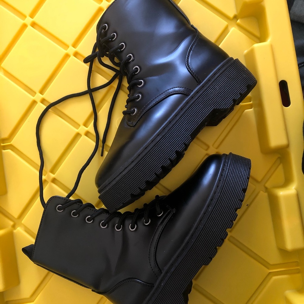 Black Combat Boots